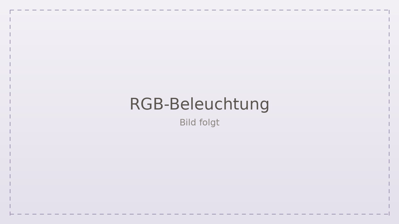 RGB ohne Kitsch: Mein Beleuchtungs-Plan