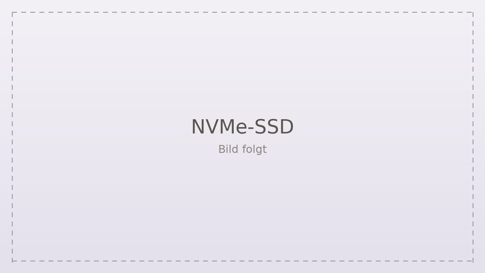 Ladezeiten killen: Eine NVMe-SSD muss her